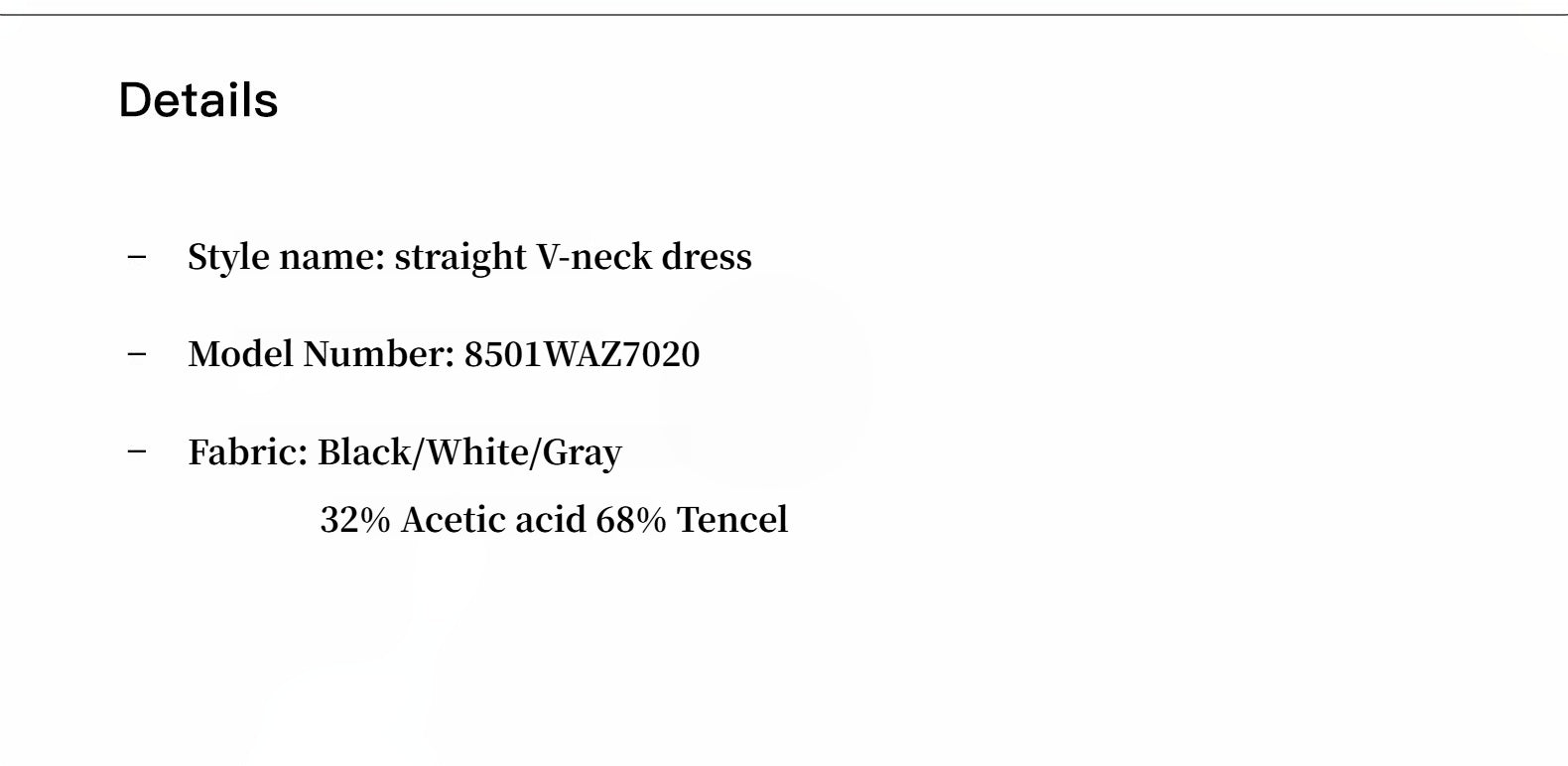 Elegant and intellectual triacetate Tencel blended skin-friendly transparent splicing design V-neck dress-3