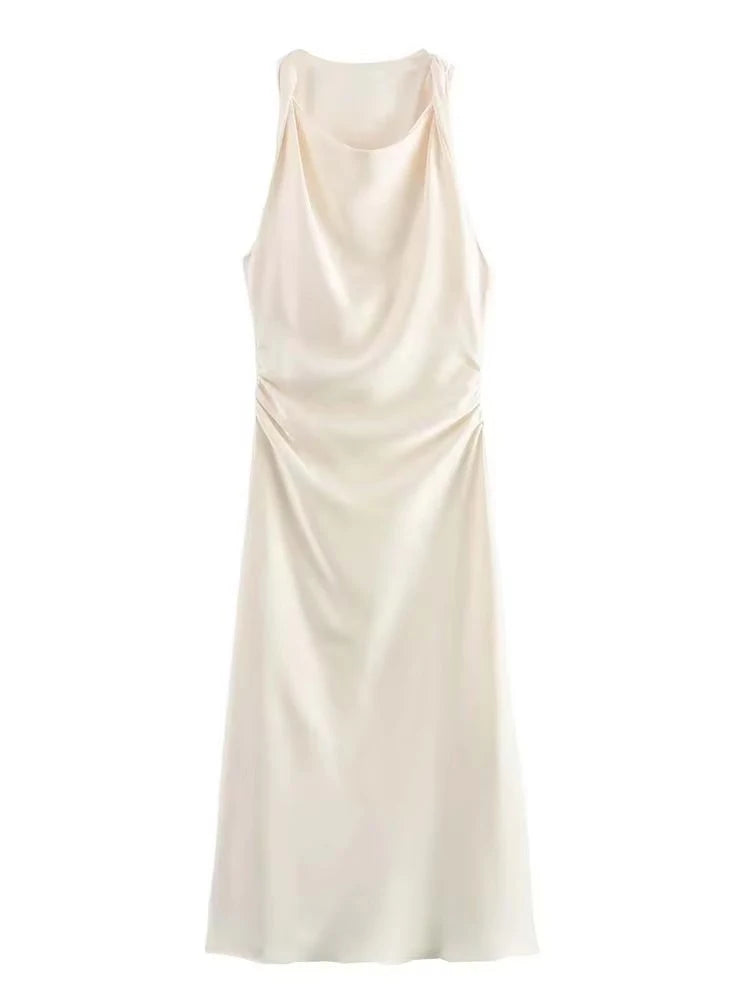 Satin Long Dresses for Women - For Summer or an Evening Party Dress