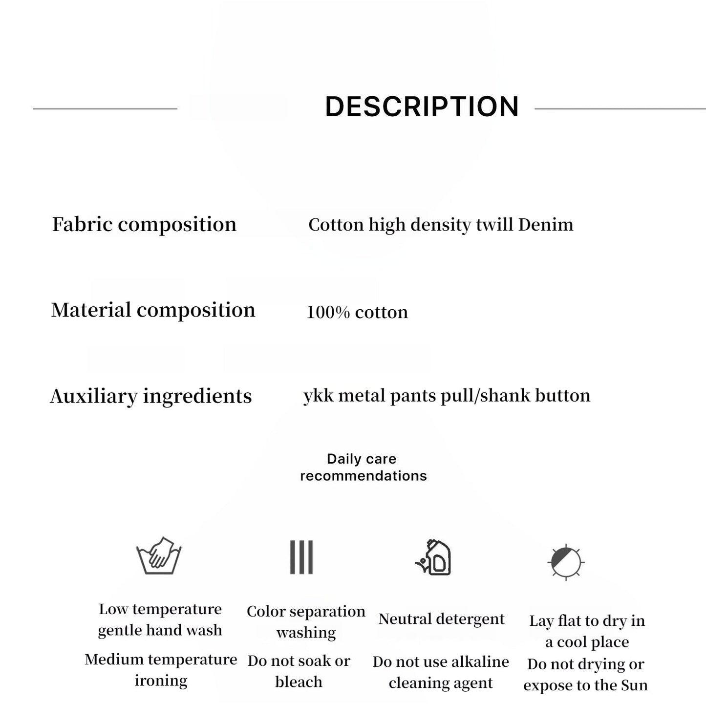 Fireladyfur Women's Vintage Washed Straight Leg Denim "Meteorite Fragments"-2