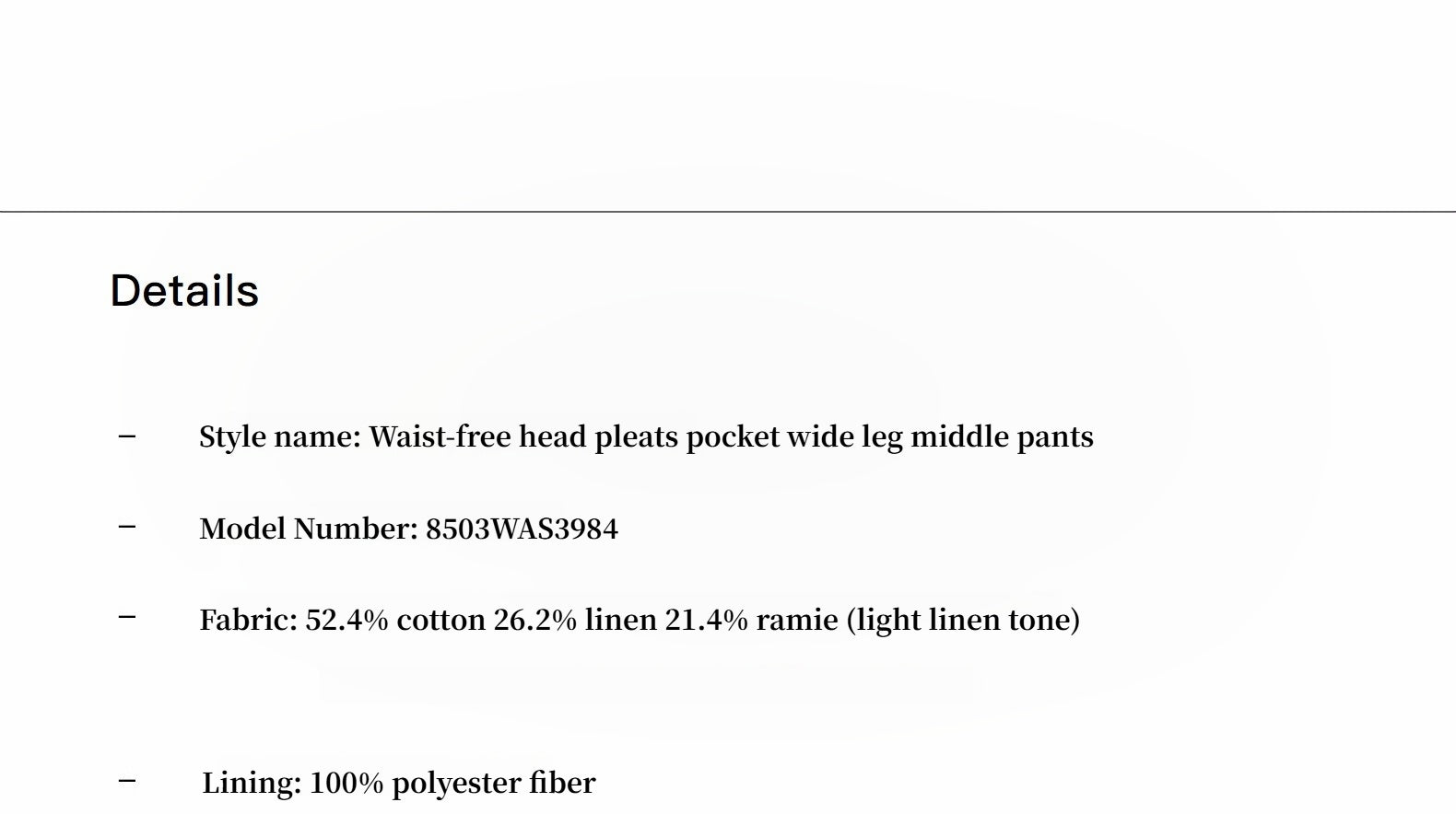 Sophisticated linen waistless pleated wide-leg cropped pants for women, featuring architectural silhouette, textured side pockets-3