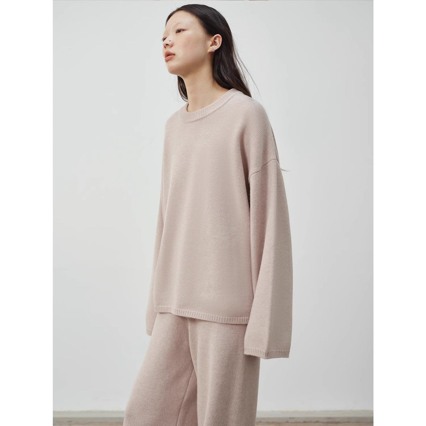Wilderness Chasing Truth Minimalist Loose Wool Knit + Pants