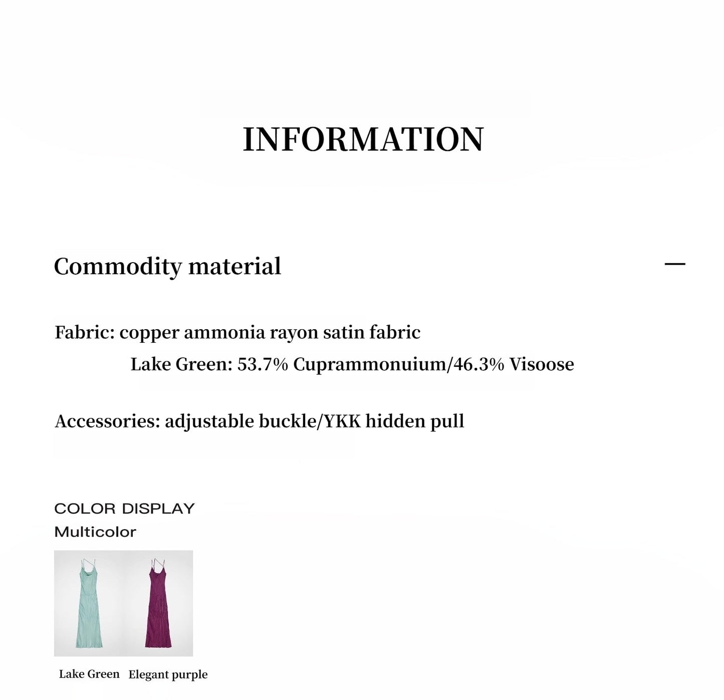 "Island Riddle" Glossy copper-ammonia silk satin light luxury swing collar slim fishtail suspender dress