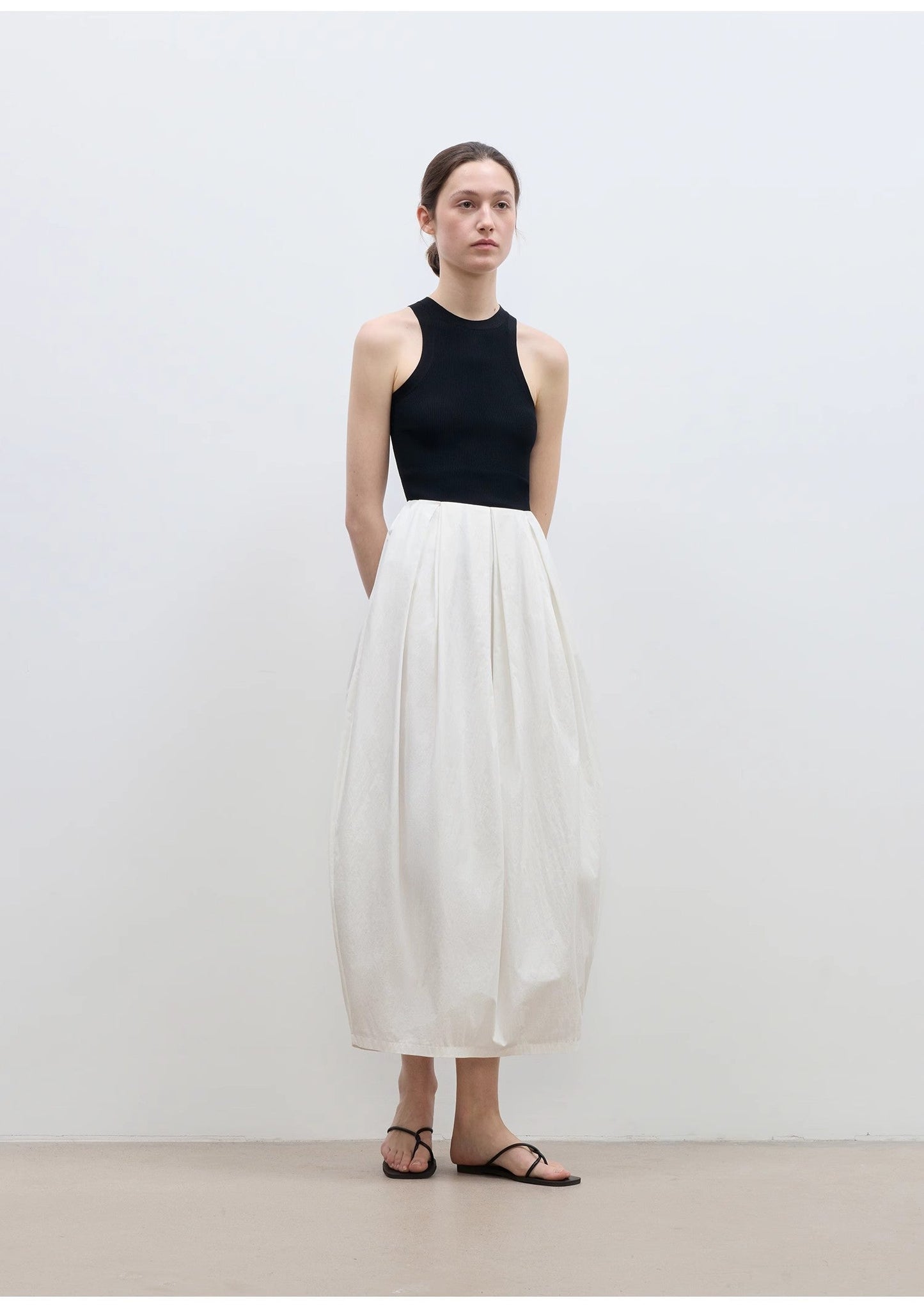 "Peninsula Art" Styling Flower Bud Skirt High Waist Skirt for Women