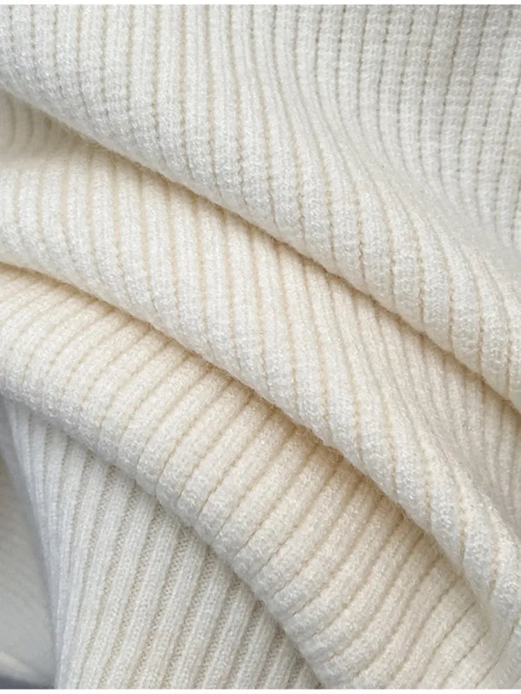 Plus Size V-Neck Pullover Casual Long Sleeve Woman Sweater