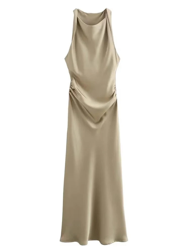 Satin Long Dresses for Women - For Summer or an Evening Party Dress
