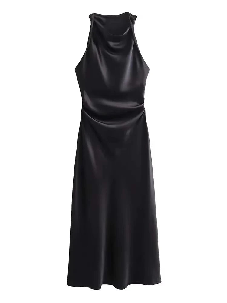 Satin Long Dresses for Women - For Summer or an Evening Party Dress