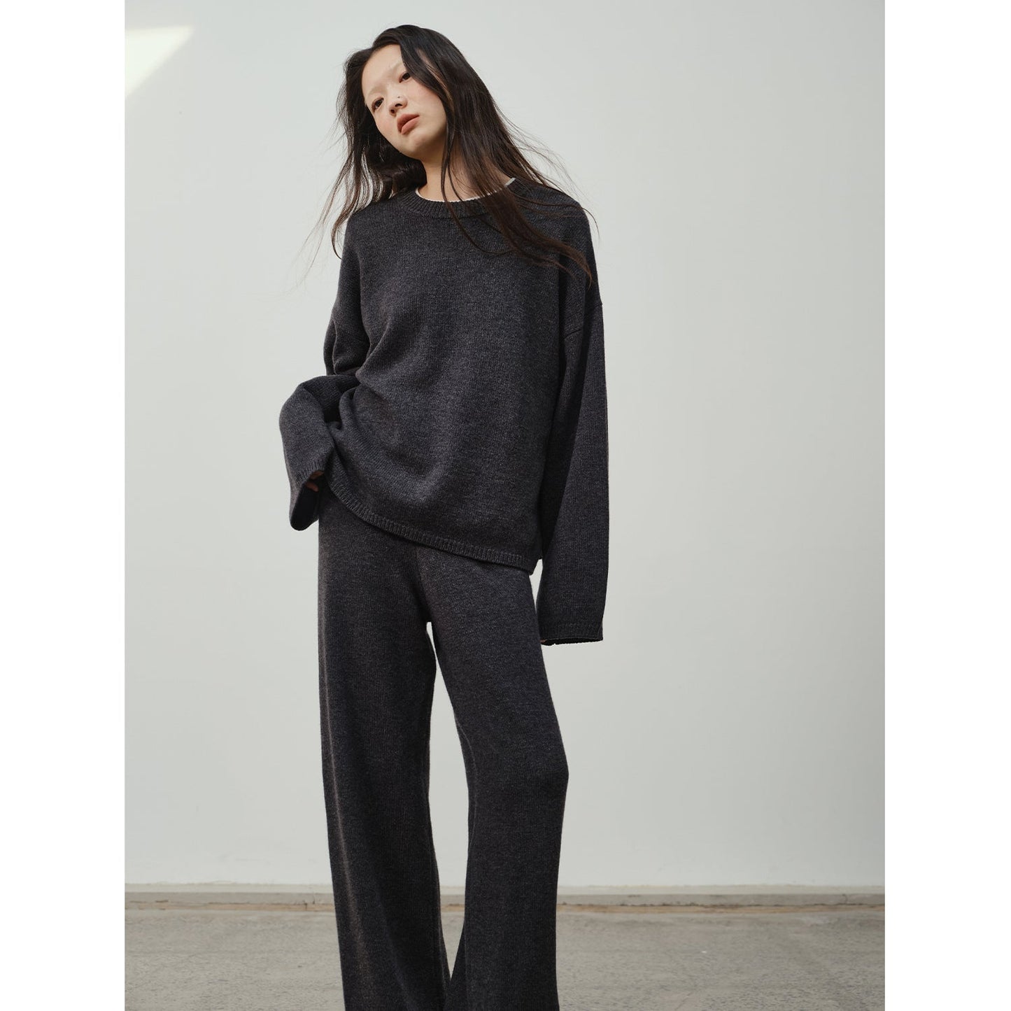 Wilderness Chasing Truth Minimalist Loose Wool Knit + Pants