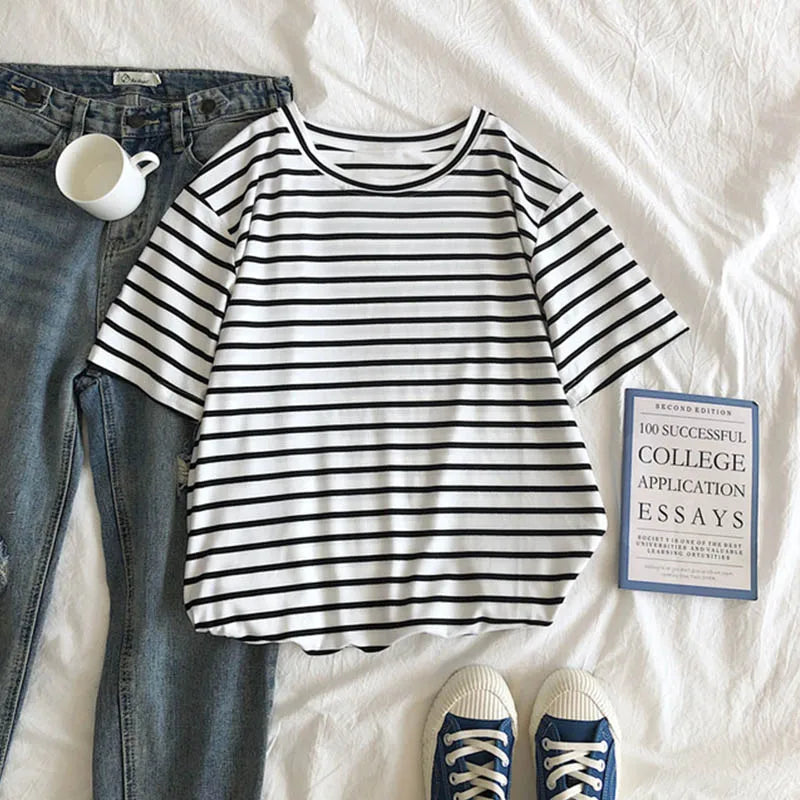 Short Sleeve T-shirt for Women,O-Neck, Casual Fashion