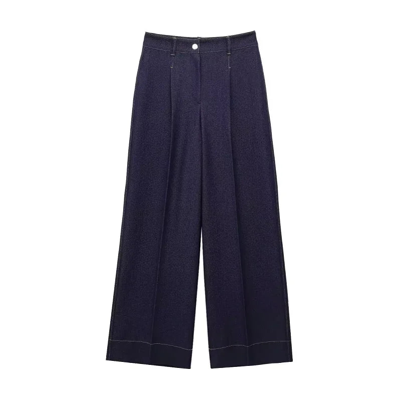 MUJER Women's Jeans Sets Woman Outfits Blue Baggy Jeans Woman High Waist Jeans for Women Suits Streetwear Jackets Denim Outfits