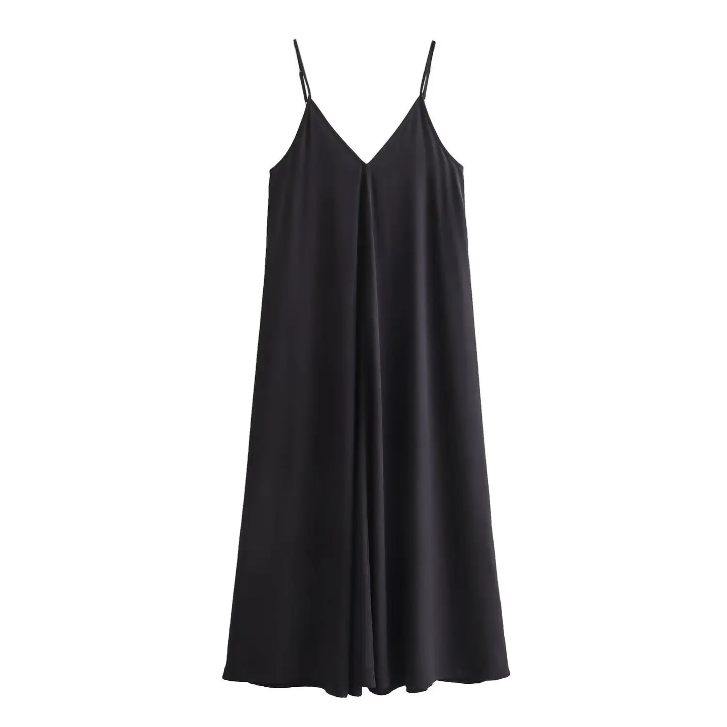 MUJER Slip Long Dresses for Women. Draped Summer Backless Maxi Dress