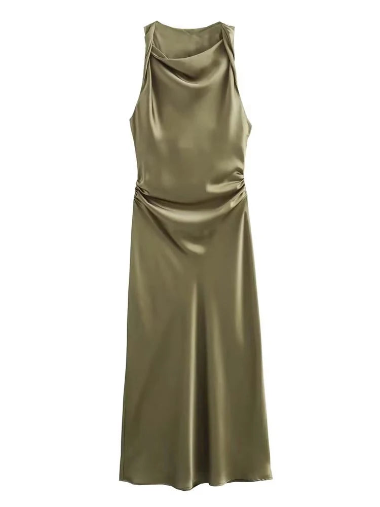 Satin Long Dresses for Women - For Summer or an Evening Party Dress